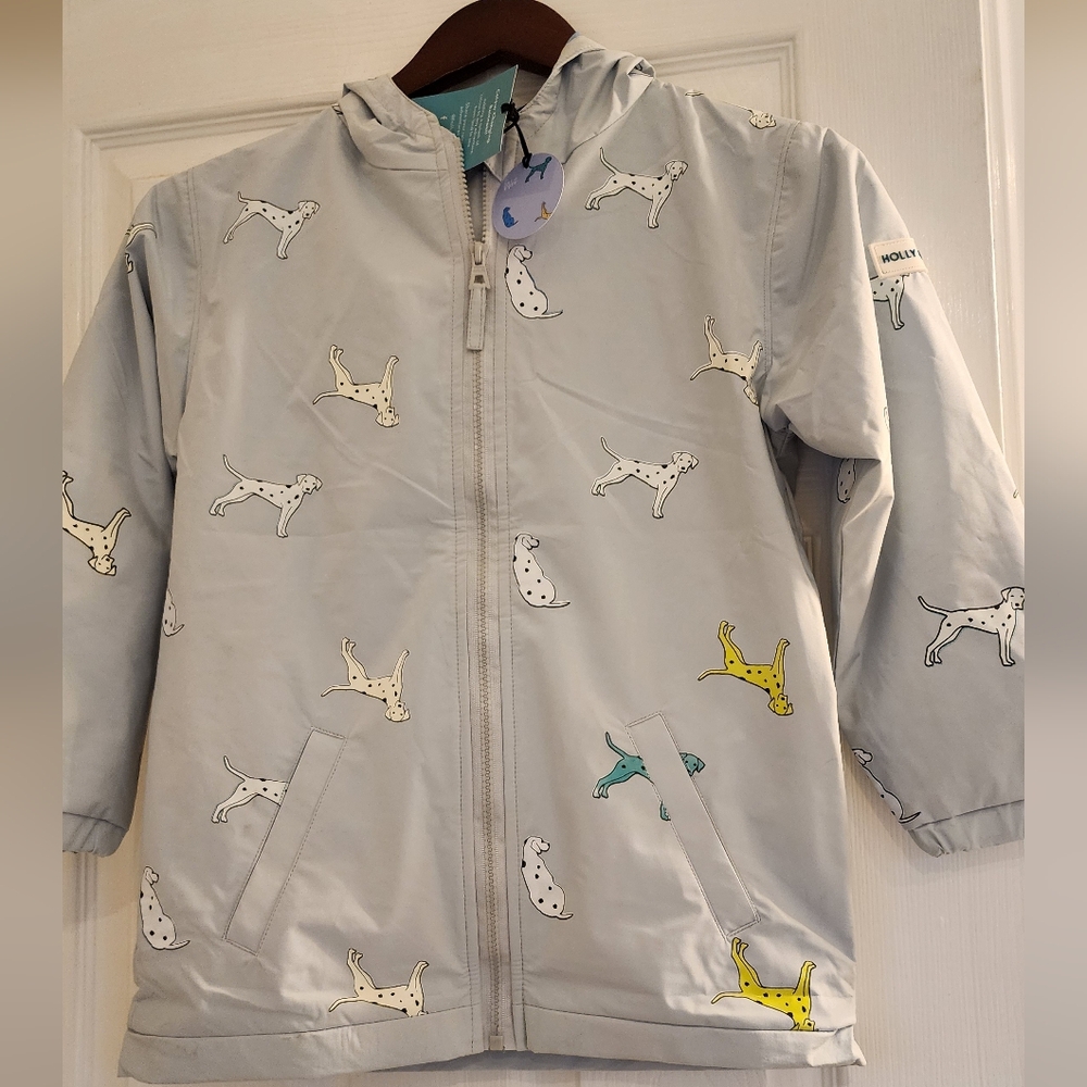Holly & Beau color changing rain coat